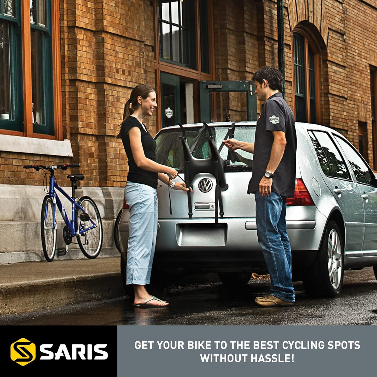 Saris Solo Single 1 Bicycle Rear Mounted Car Bike Rack Max 15kg - Black