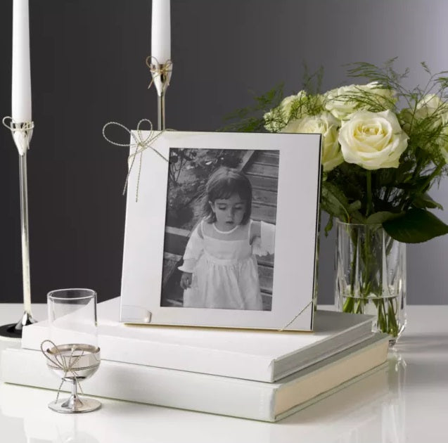 Vera Wang Love Knots Photo Frame 8 x 10" (20 x 25cm) - Silver Plated