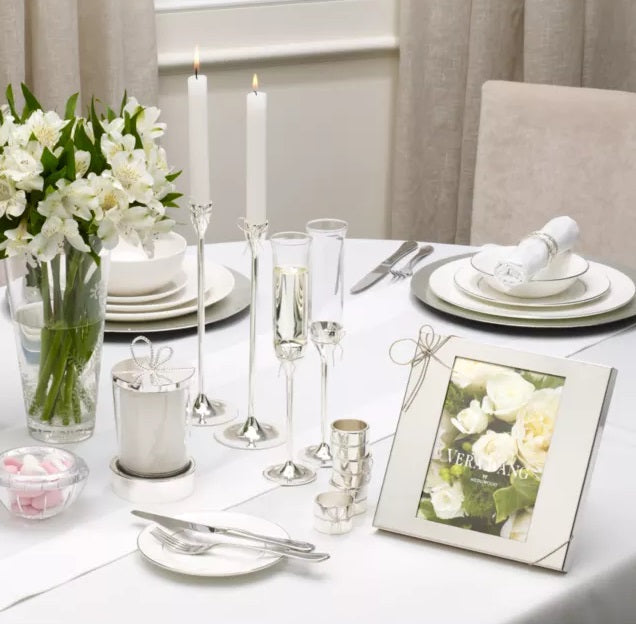 Vera Wang Love Knots Photo Frame 8 x 10" (20 x 25cm) - Silver Plated - Kazoop