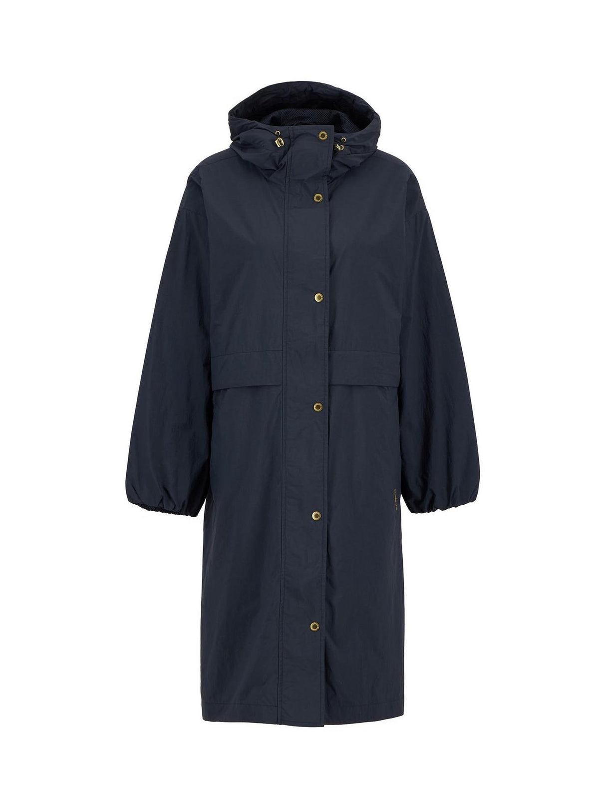 Barbour Naboo Women's Knee Length Showerproof Jacket - Dark Navy - UK 10