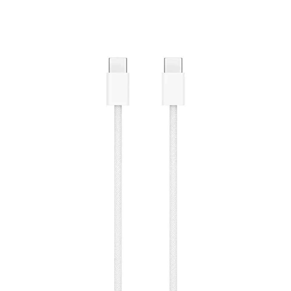 Geniune Apple MQKJ3ZM/A USB-C To USB-C 1m Woven Charging Cable - White