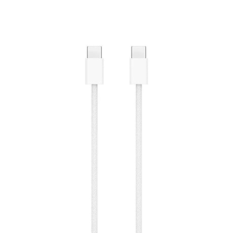 Geniune Apple MQKJ3ZM/A USB-C To USB-C 1m Woven Charging Cable - White