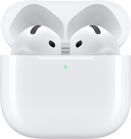 Apple AirPods 4th Gen Active Noise Cancellation Wireless Earbuds - White - Kazoop