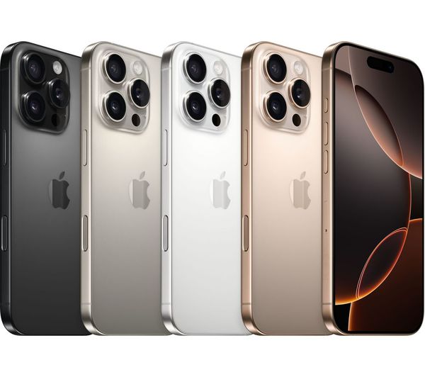 Apple iPhone 16 Pro 256GB 5G SIM-Free Unlocked Smartphone Desert Titanium A