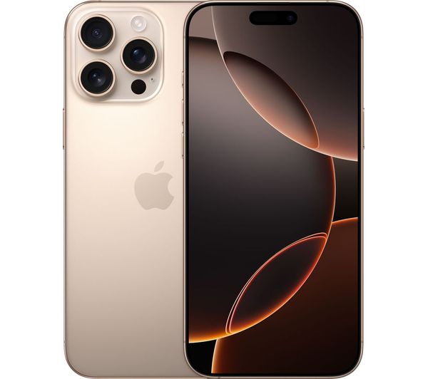 Apple iPhone 16 Pro Max 256GB 5G SIM-Free 6.9" Smartphone - Desert Titanium