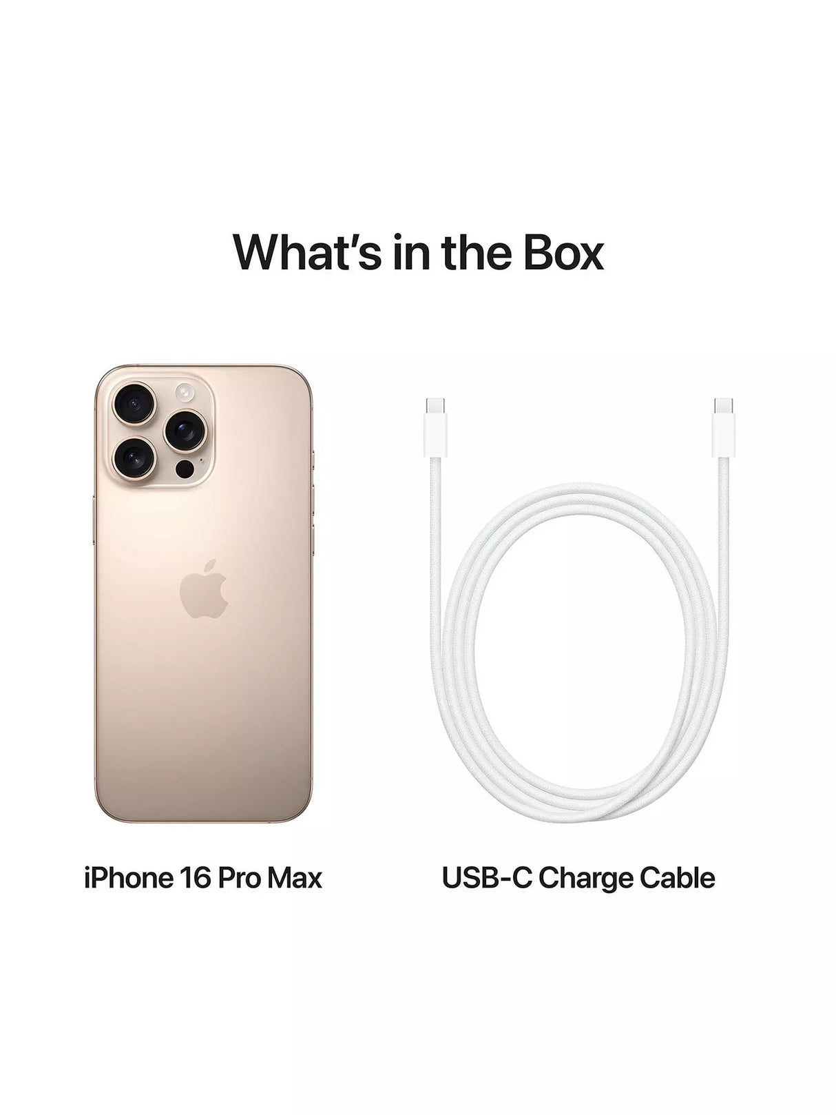 Apple iPhone 16 Pro Max 256GB 5G SIMFree Unlocked Smartphone Desert Titanium