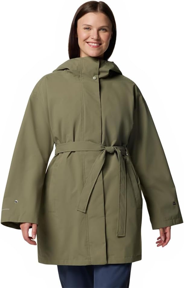 Columbia Women's Here and There III Trench Jacket - Stone Green - Small