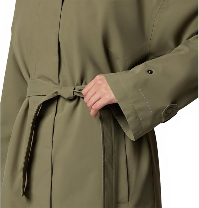 Columbia Women's Here and There III Trench Jacket - Stone Green - Small