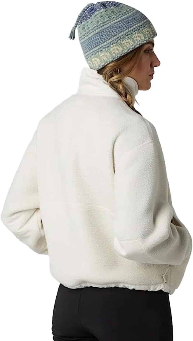 The North Face Yumiori Womens Polyester Zip Fleece Size Medium - White Dune