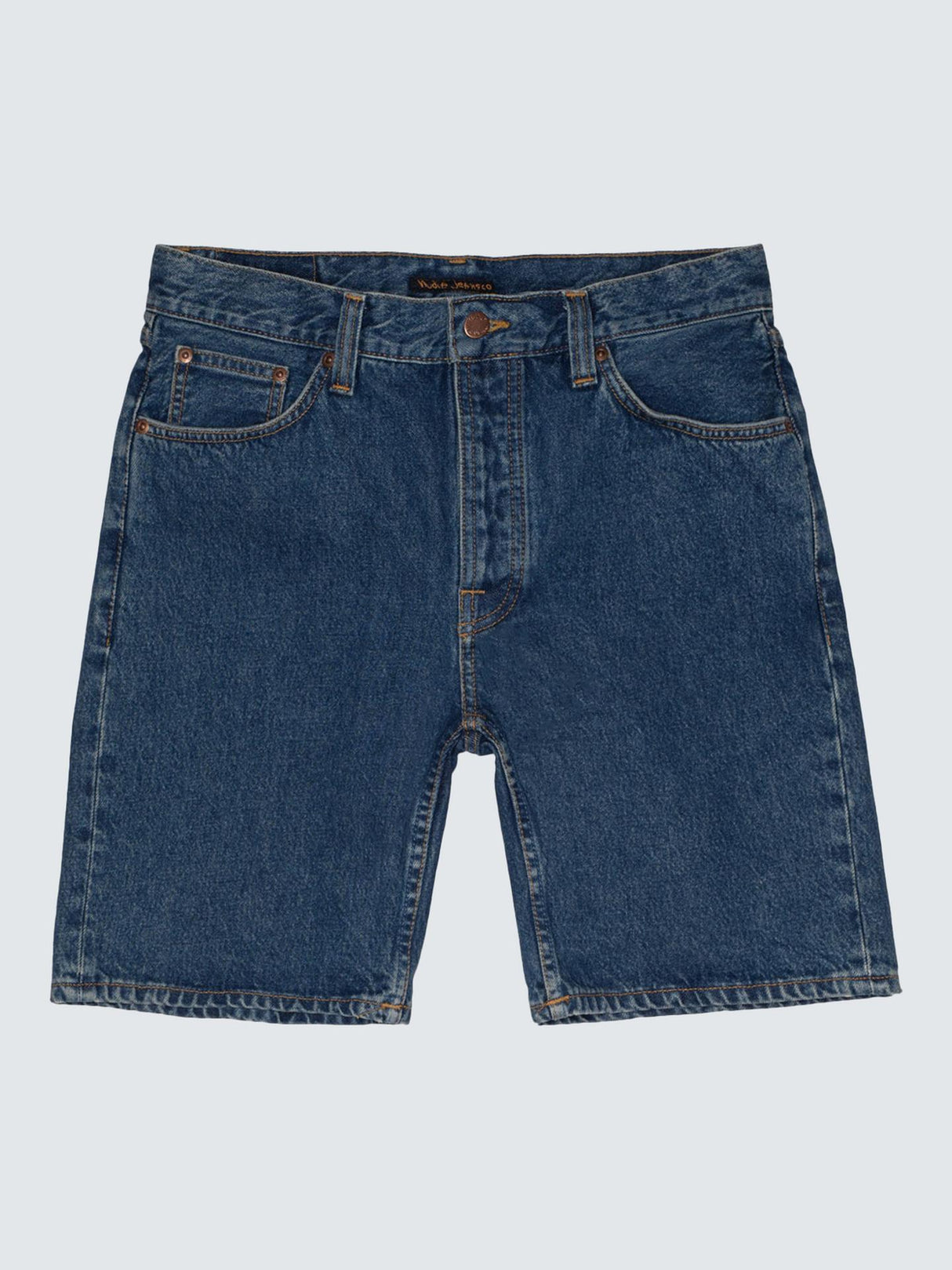 Nudie Women Cotton Jeans Seth Regular Fit Denim Shorts Morning Soul Size 32R