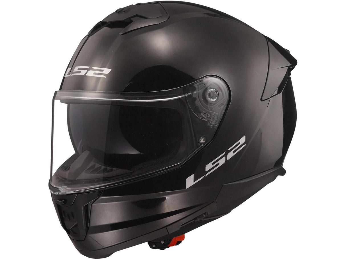 LS2 FF808 Stream II Unisex Road Touring Motorcycle Helmet - Black - Medium