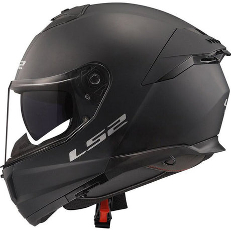 LS2 FF808 Stream II Unisex Road Touring Motorcycle Helmet - Black - Medium