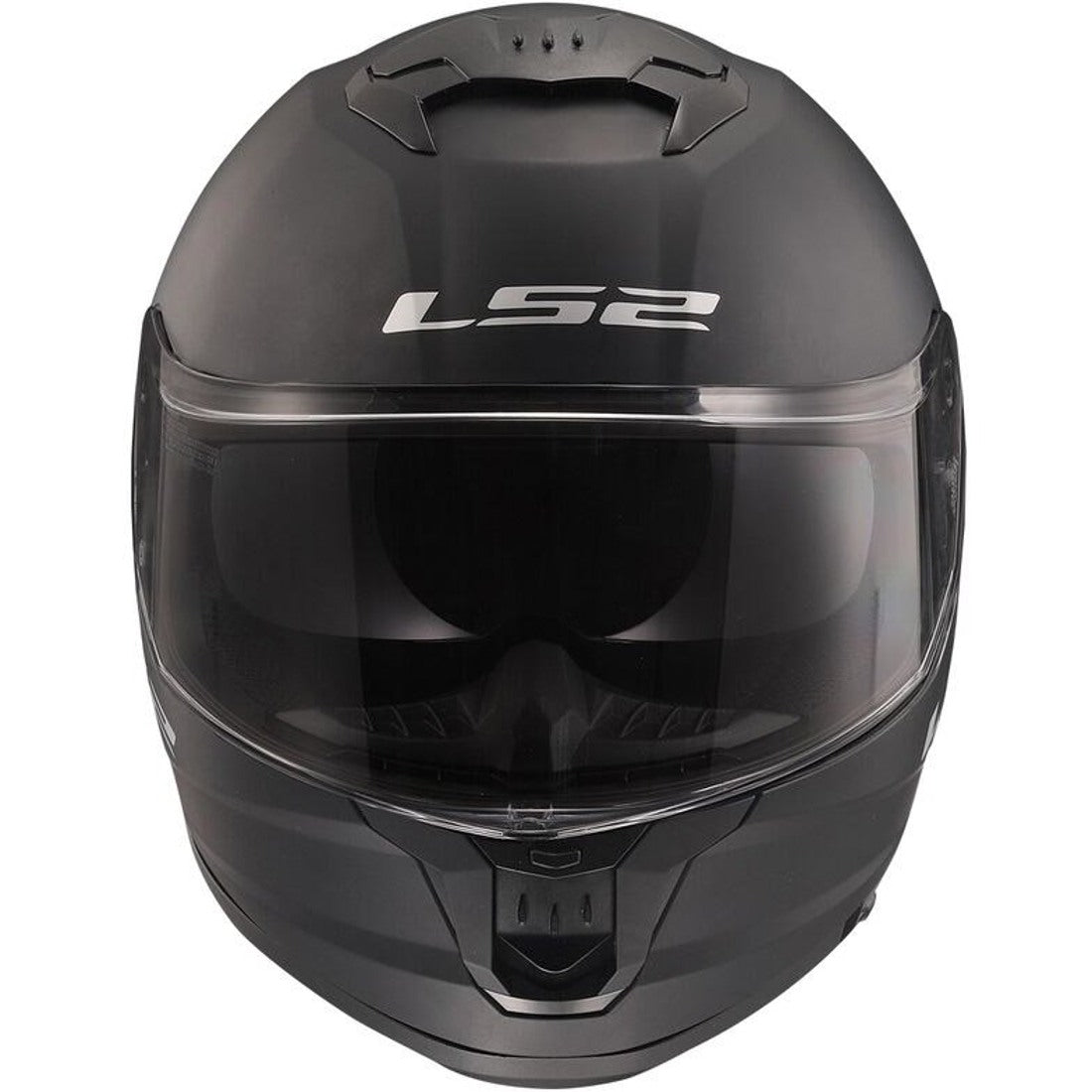 LS2 FF808 Stream II Unisex Road Touring Motorcycle Helmet - Black - Medium