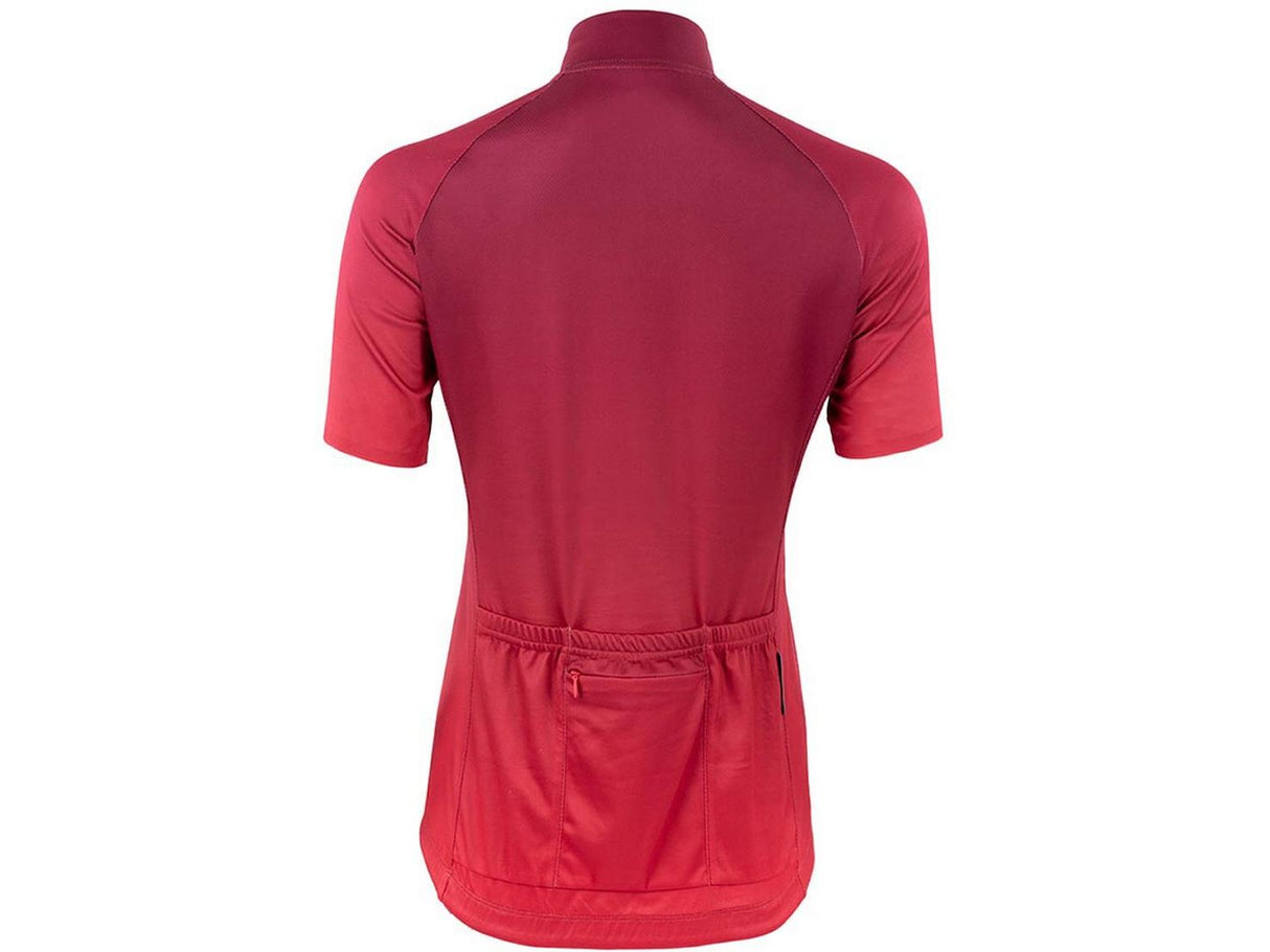 Boardman Womens Short Sleeve Cycling Jersey with Pockets - 8 - Magenta/Fade