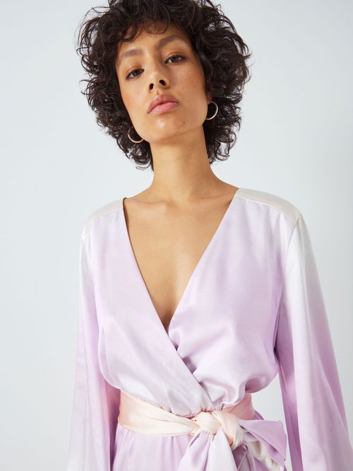 Elliatt Tallinn Ombre Long Sleeve Womens Maxi Dress - Pastel - Size Medium