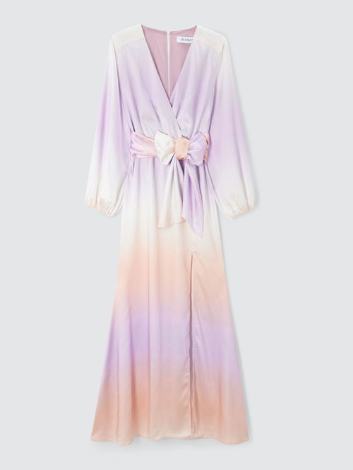 Elliatt Tallinn Ombre Long Sleeve Womens Maxi Dress - Pastel - Size Medium