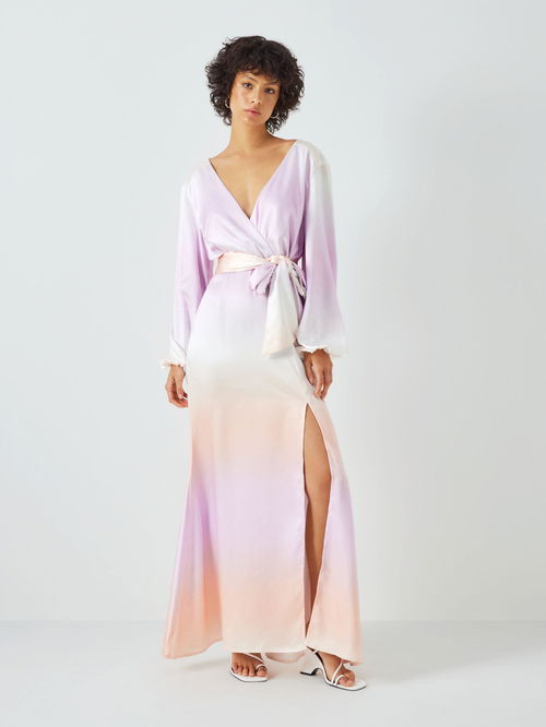 Elliatt Tallinn Ombre Long Sleeve Womens Maxi Dress - Pastel - Size Medium