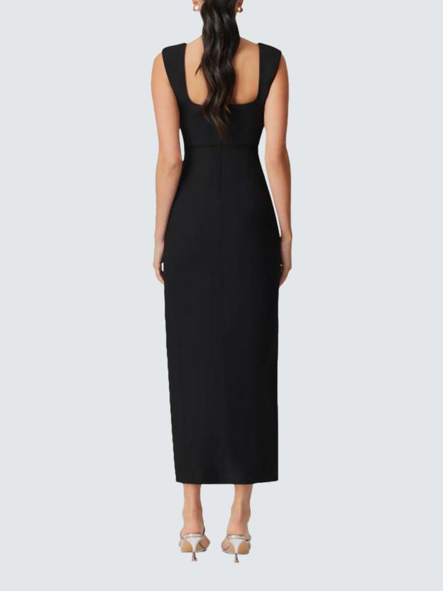 Elliatt Gia Bodycon Sleeveless Sweetheart Neck Womens Dress - Black - Medium