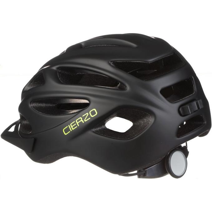 Halfords Junior Cierzo Cycle Helmet with Adjustable Straps 52-58cm - Black
