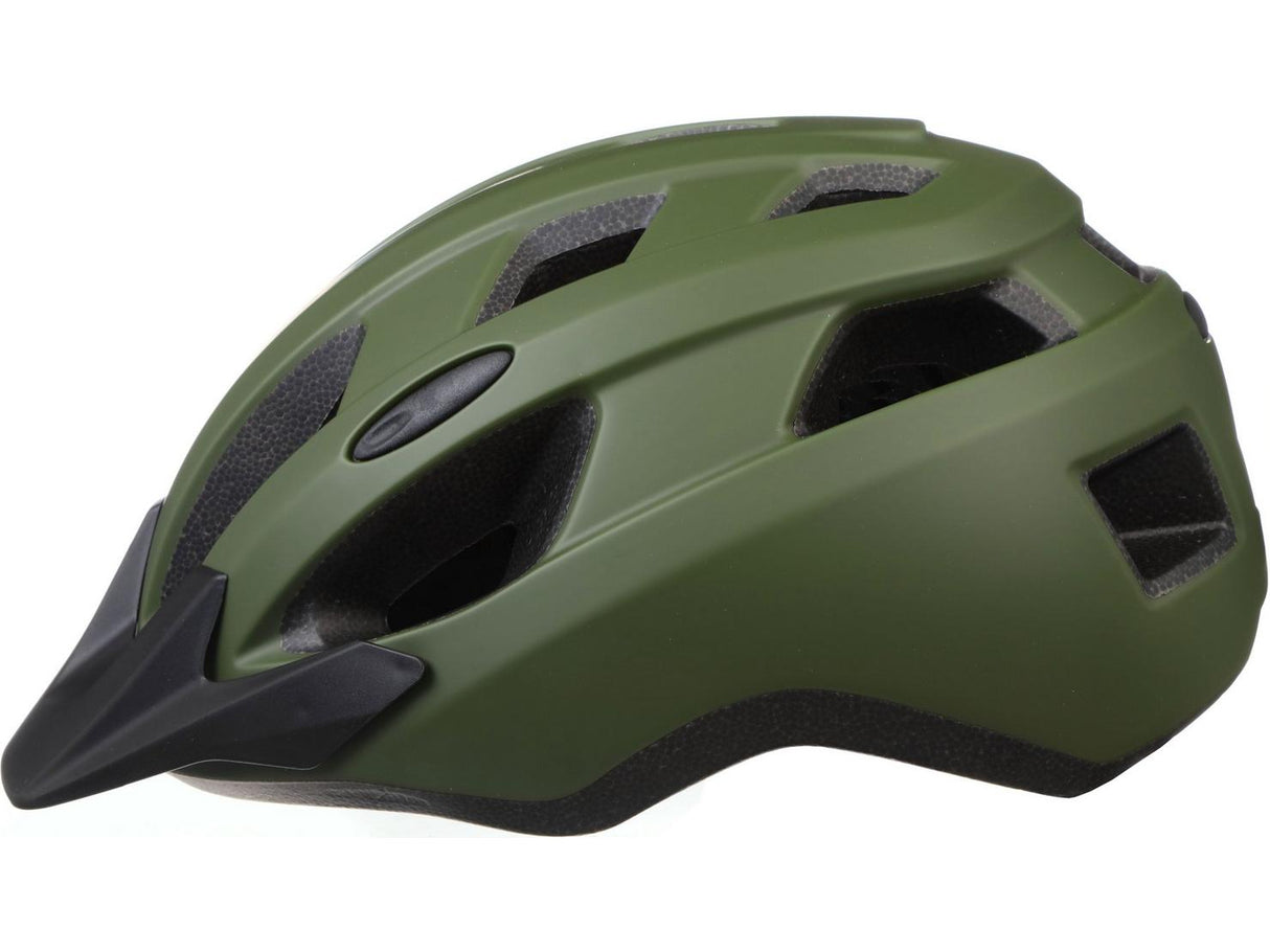 Halfords Unisex Trail Cycle Helmet With Adjustable Fit Medium 52-57cm Green