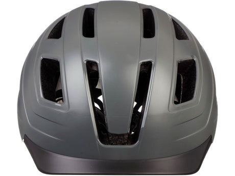 Halfords Unisex Integrated Rear Light Urban Cycle Helmet Grey 55-58cm Medium