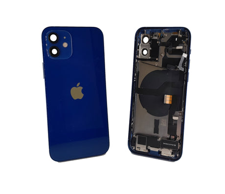 Apple iPhone 12 Genuine Glass Housing/Frame 100% Original Parts - Blue - Kazoop
