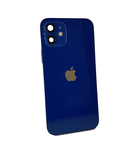 Apple iPhone 12 Genuine Glass Housing/Frame 100% Original Parts - Blue - Kazoop
