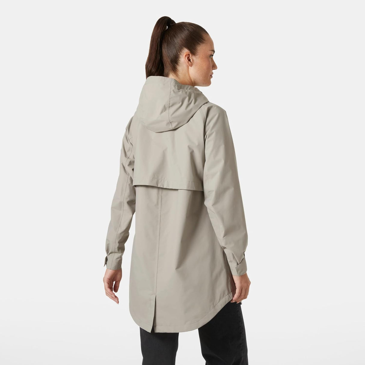 Helly Hansen Valentia Women's Long Waterproof Jacket - 885 Terrazzo - XL