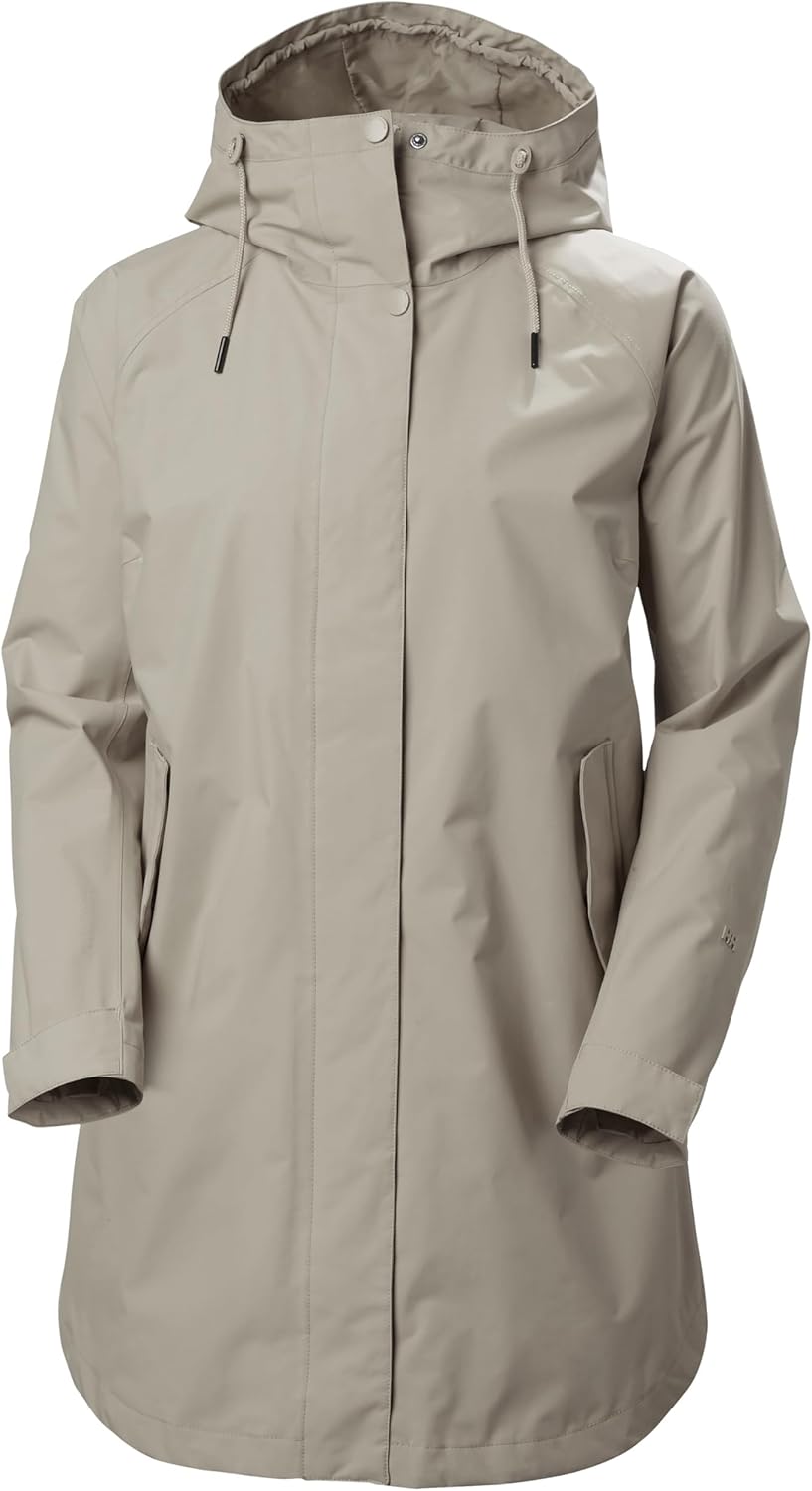 Helly Hansen Valentia Women's Long Waterproof Jacket - 885 Terrazzo - XL