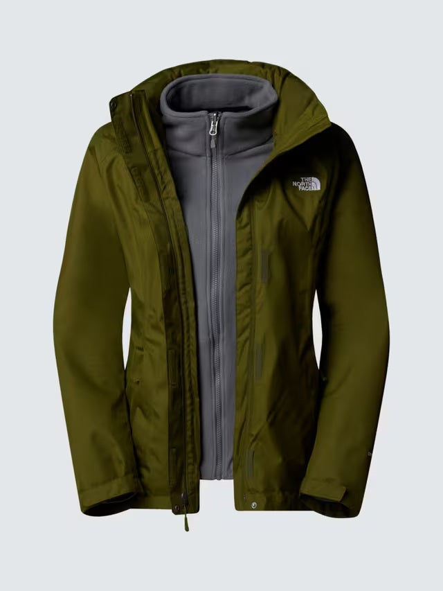 The North Face Evolve II Triclimate Waterproof Womens Jacket - Olive - Small