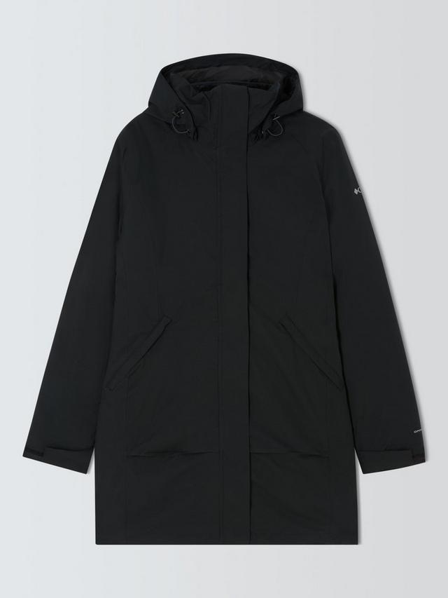 Columbia Women's Regular Fit Pulaski Nylon Hiking Jacket Black - Size XL