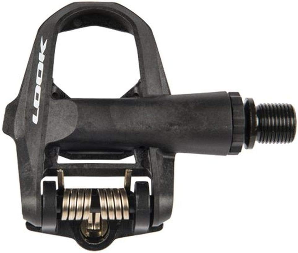 Look Keo 2 Max Carbon Road Bike Pedals with Keo Grip Cleats Chromoly Spindle