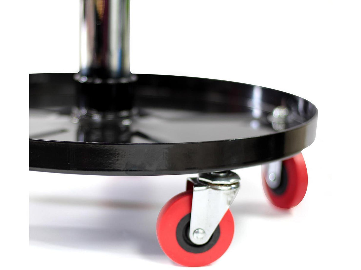 Maxshine 5-Wheels Cushioned and Adjustable 360 Degree Detailing Stool - Red