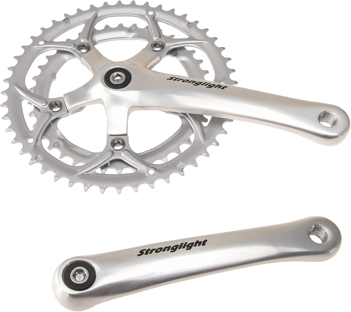 Stronglight Impact E Chainset Double 38/48T 170mm Alloy Crank Arms 110mm BCD