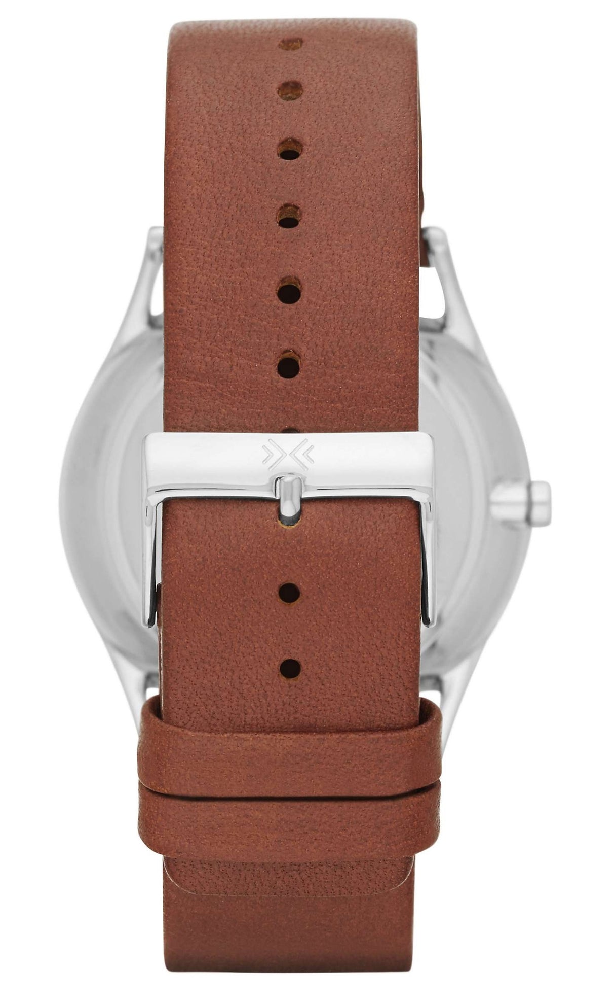 Skagen SKW6086 Men's Holst Multifunction Leather Strap Watch - Brown