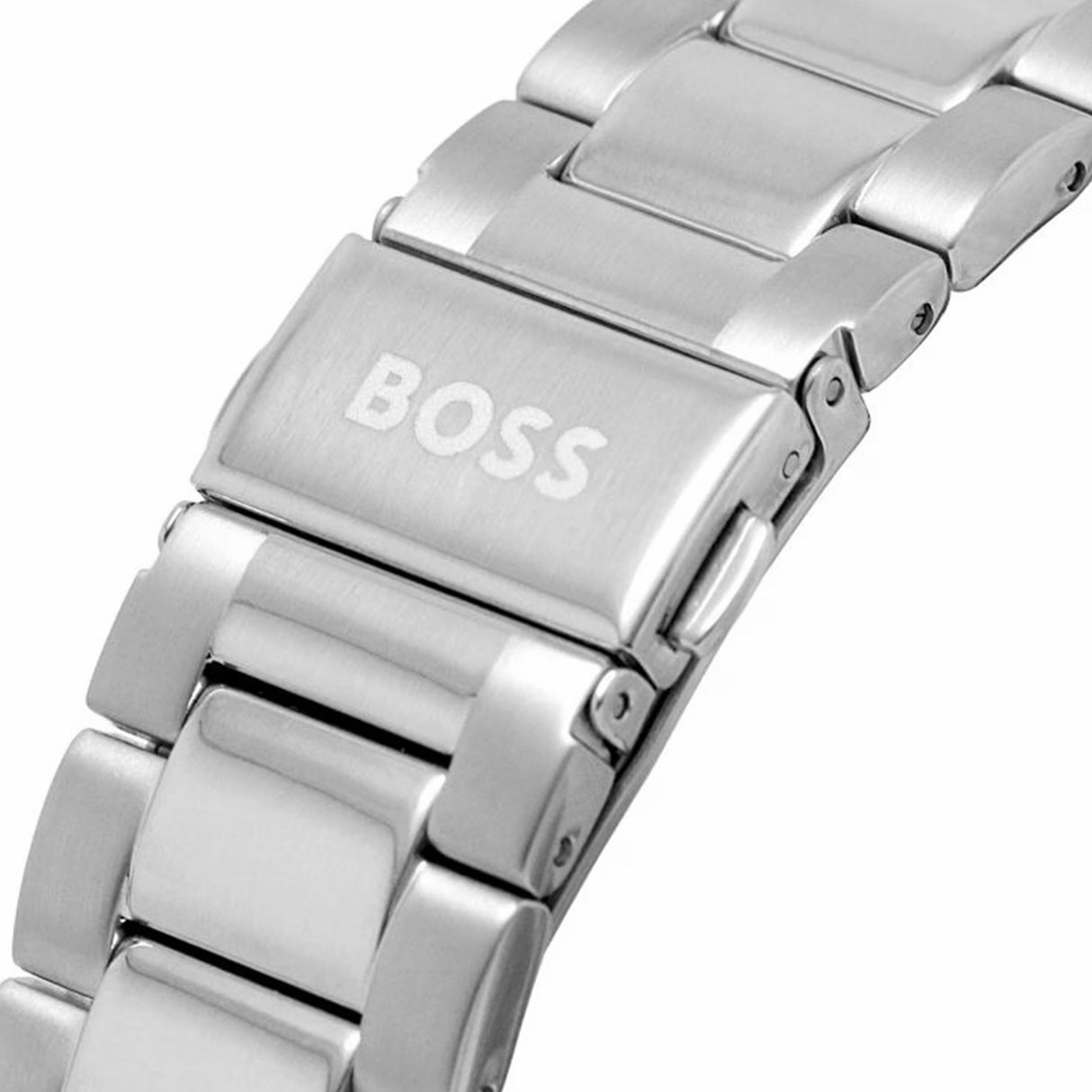 HUGO BOSS Solgrade Chronograph 44mm Solar Powered Black Dial Bracelet Watch
