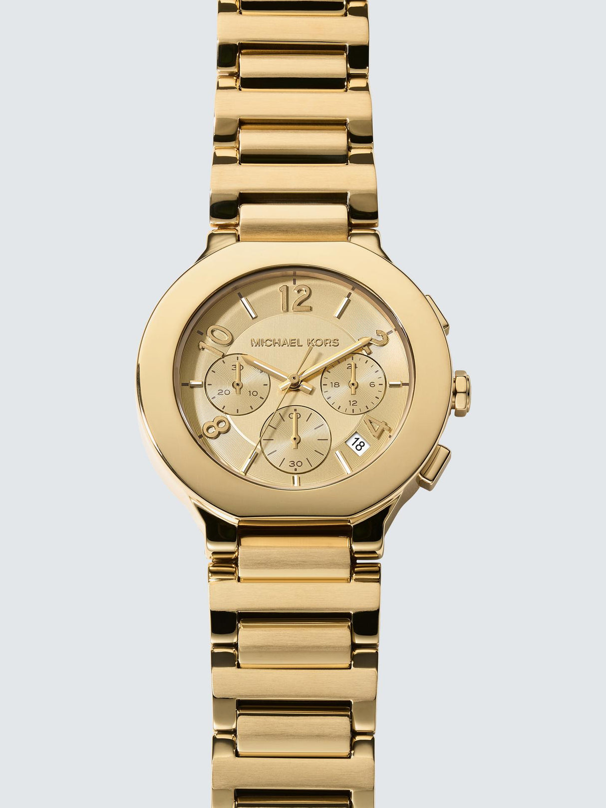 Michael Kors MK7520 Women's Gramercy Date Bracelet Strap 40mm Watch - Gold
