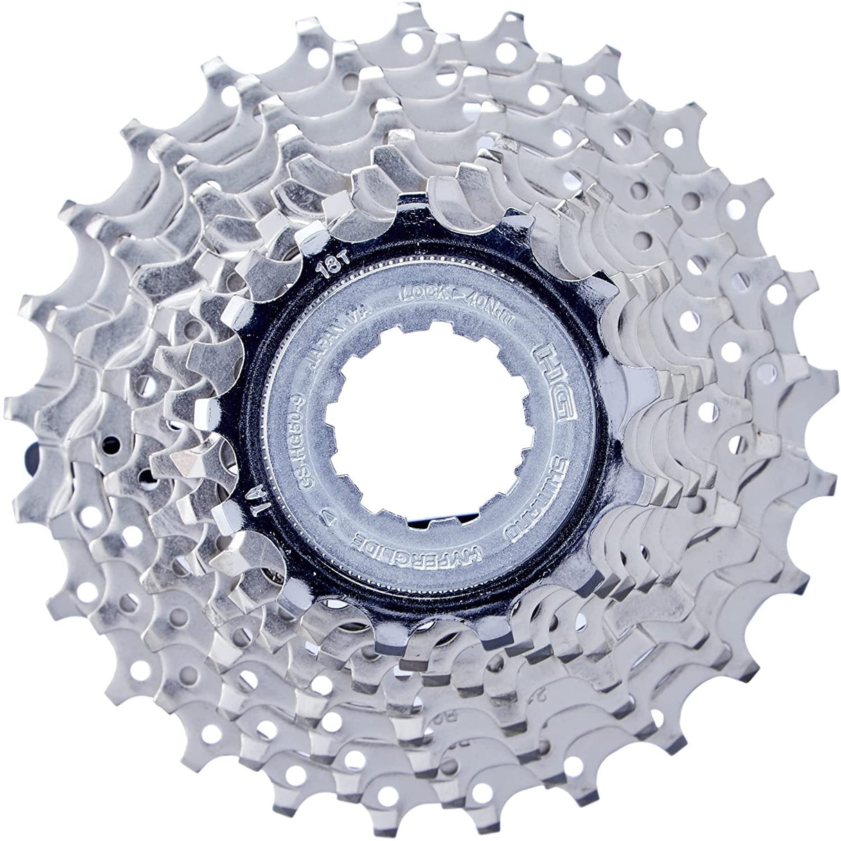 Shimano HG50 9-Speed Cassette 12 - 25T - Silver