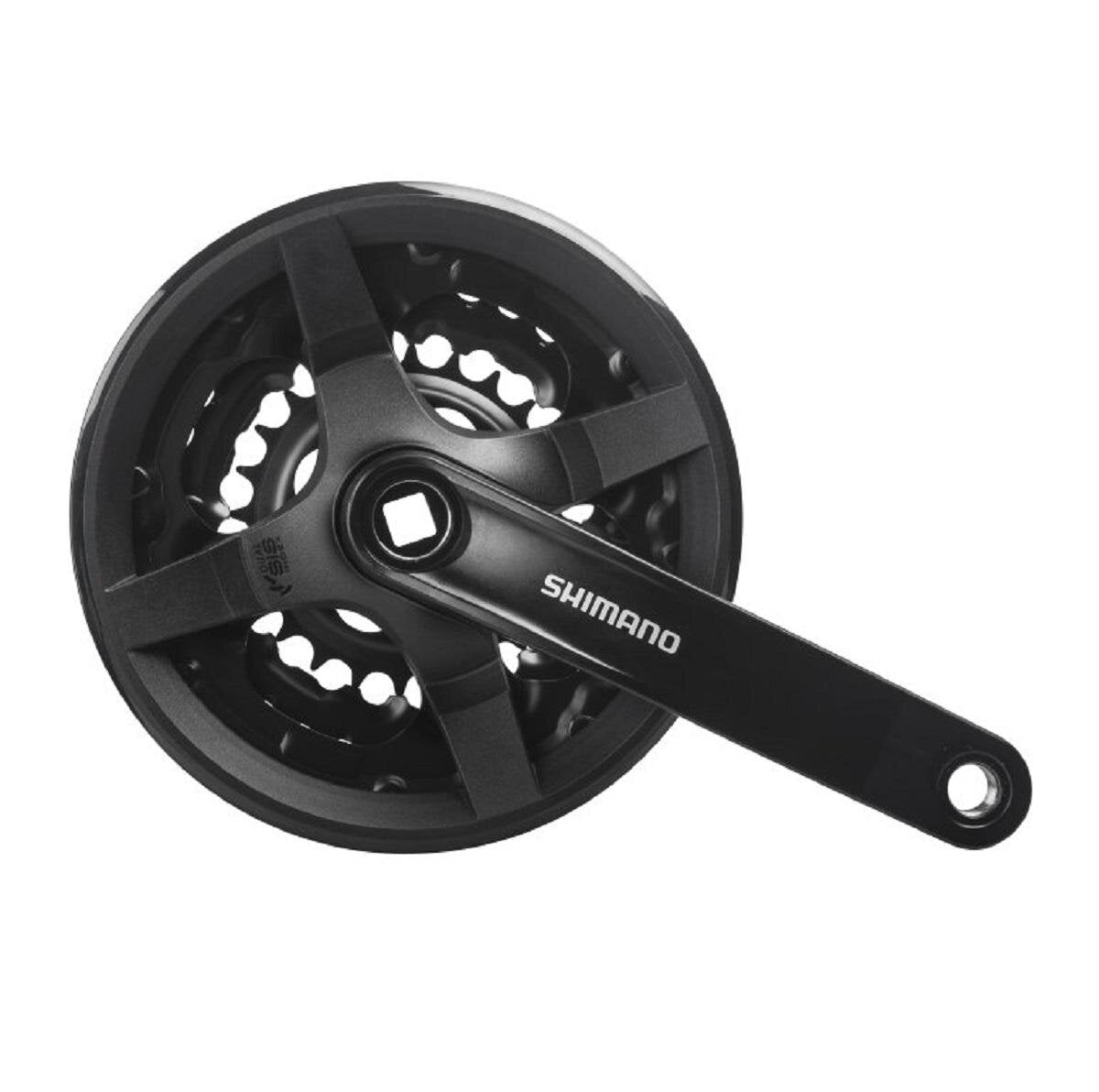 Shimano FC-TY301 TY Shimano Tourney TY Chainset 150mm With Chainguard Black
