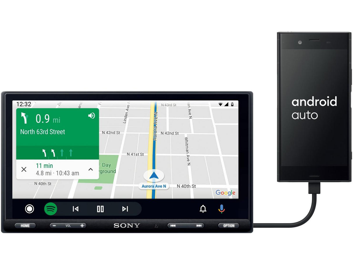 Sony XAV-AX5650 Bluetooth 6.95" Android Apple CarPlay DAB Media Receiver