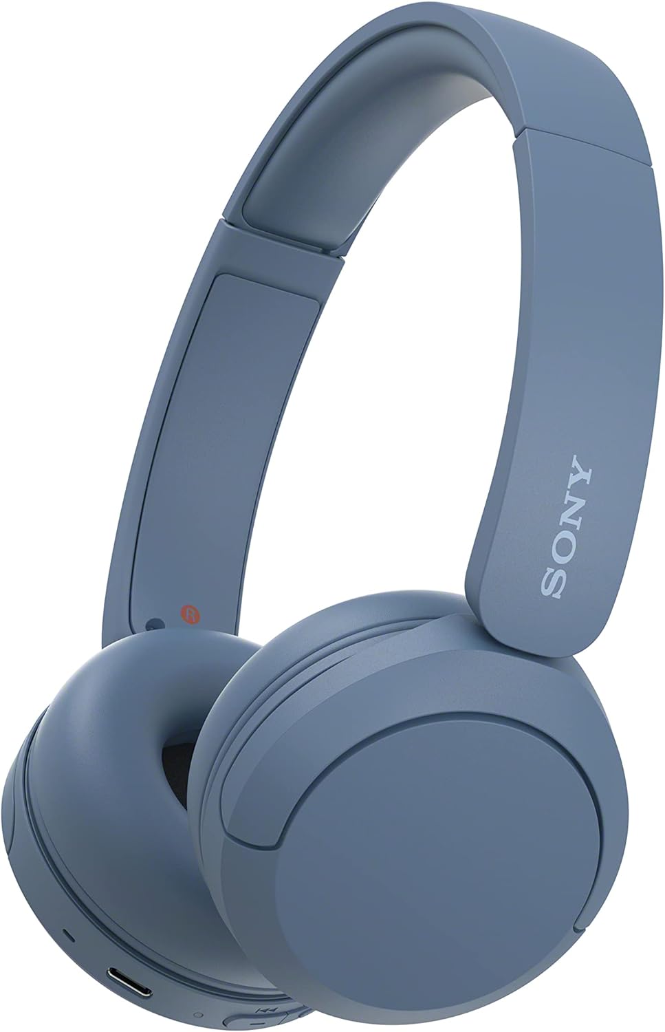 Sony WH-CH520L Wireless Bluetooth On-Ear Headphones with Microphone - Blue - Kazoop