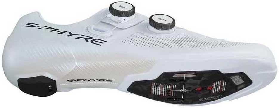 Shimano S-PHYRE RC903 Mens Synthetic Road Cycling Shoes - Size 46 - White