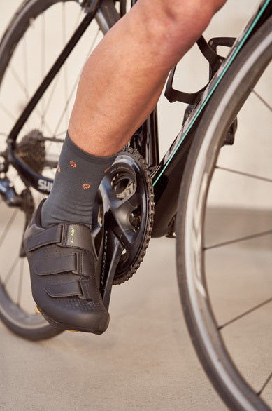 Shimano RC1 Men's SPD-SL Road Cycling Velcro Training Shoes - Black - EU 40