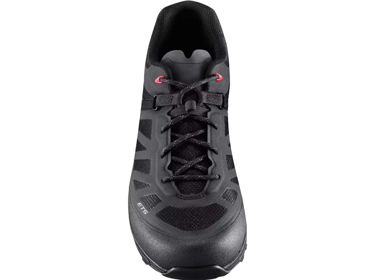 Shimano Men's ET500 Touring Trainers Lace-Up Cycling Shoes - Black - EU 43