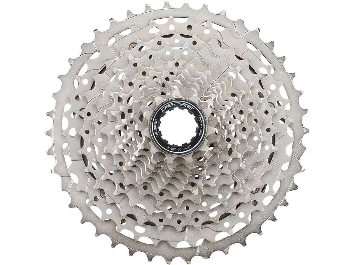 Shimano MTB Deore Bike Part CS-M5100 11-Speed Cassette 11-51T - Silver