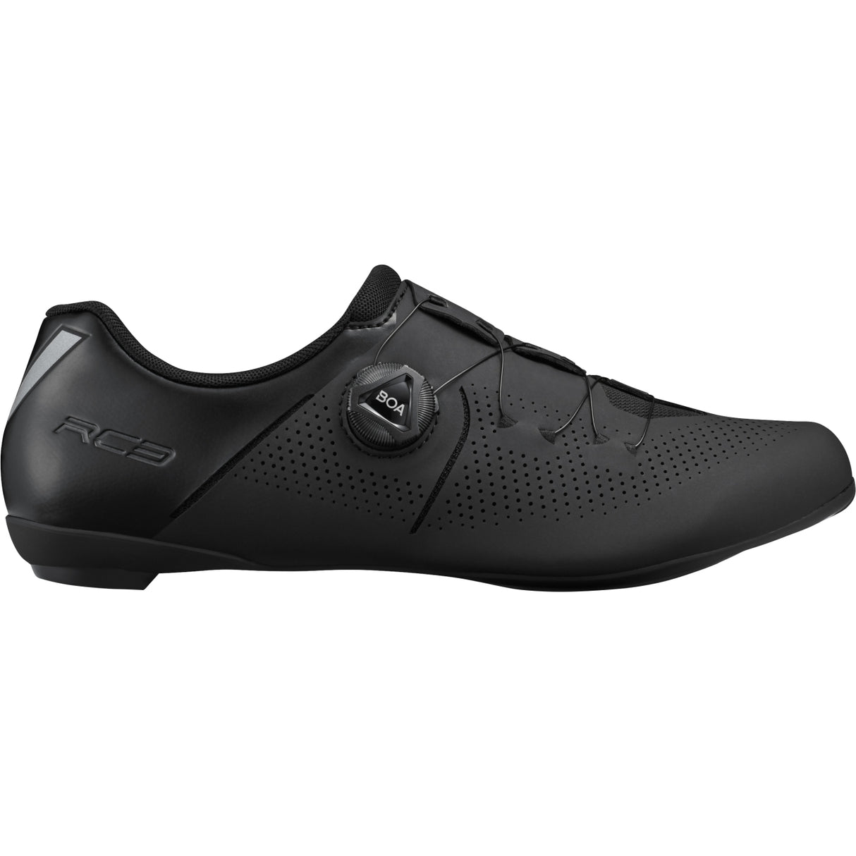 Shimano SH-RC302 Men Synthetic BOA Closure Road Cycling Shoes Size 42 Black