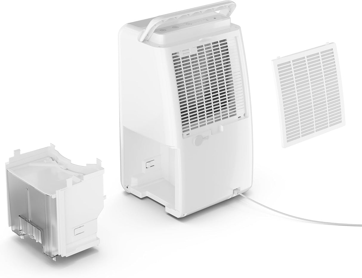 SHARP UD-T10AU-W 10L LED Display Portable Compact Dehumidifier - White