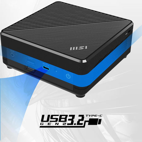 MSI Cubi N ADL Barebones Intel N100 NO RAM/NO SSD Mini Desktop PC - Black