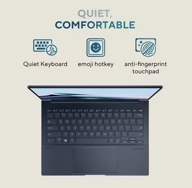 ASUS Zenbook 14 Intel Core Ultra 5 512GB SSD 14" Touchscreen Laptop - Blue