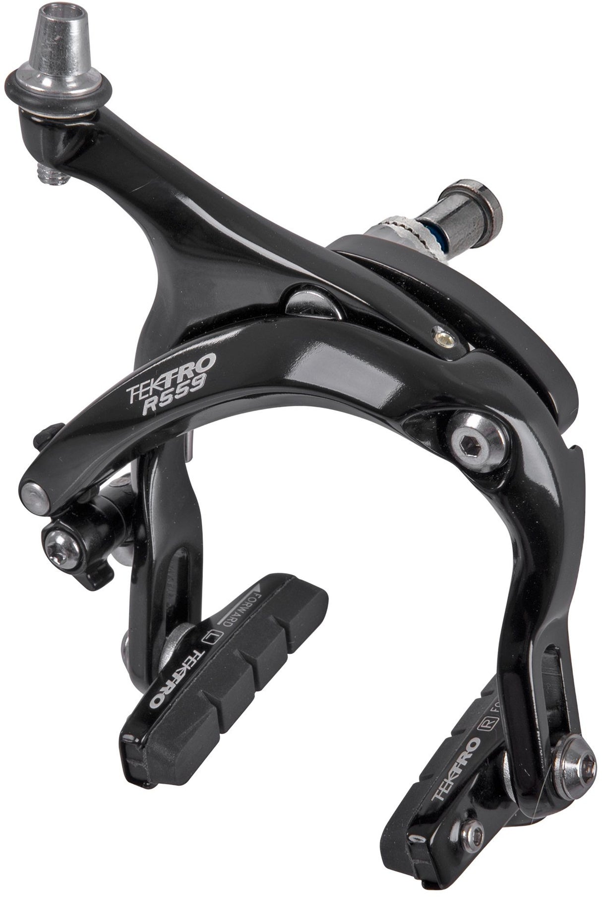 Tektro R559 Extra Long Drop Brake Calipers Pair Black 55–73mm Dual Pivot